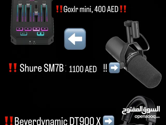 Shure SM7B + GOXLR MINI + RODE PODMIC + Beyerdynamic DT900 X