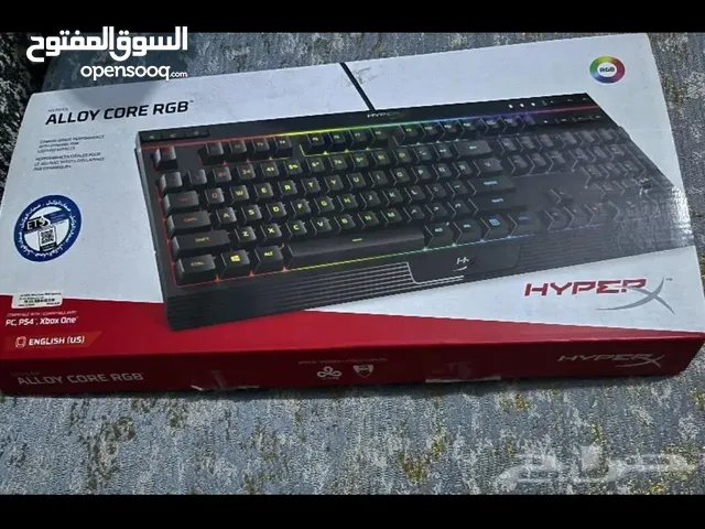 كيبورد هايبر اكس جديد ما استخدم و معاه كل أشيائة