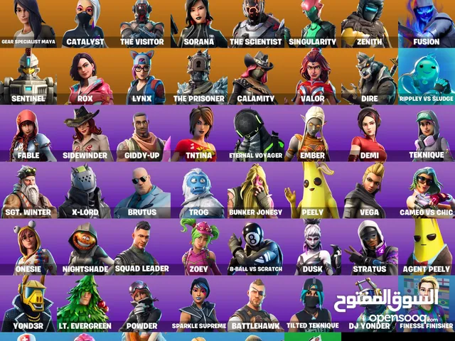 Fortnite account S4 battle pass with vaulted stuff including 950 vbucks.