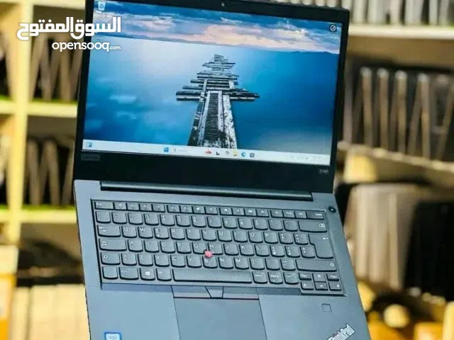 Lenovo ThinkPad E490جيل ثامن اجهزه نظاف كررت  فحص واستخدام لمدة شهر من اي عيب او خلل