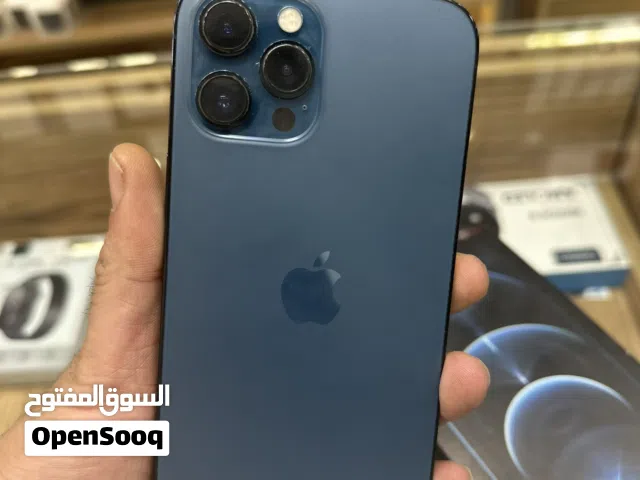 ايفون 12 برو ماكس 256 بطاريه 90 كرتونه وكامل الاغراض