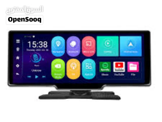 شاشة منفصلة بدون نظام أندرويد تعمل عل وافاي بلوتوث عل ولاعة السيارة تركب عل جميع السيارات