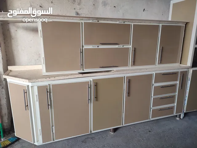 كاونتر 3قطع المنيوم مرمر