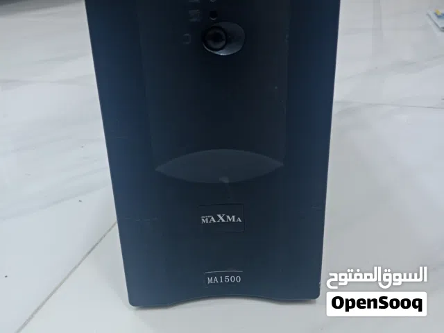 للبيع جهاز UPS ماكسما (مزود طاقة احتياطية) - 1500 فولت أمبير & بطاريات اصليه غير مستهلكه