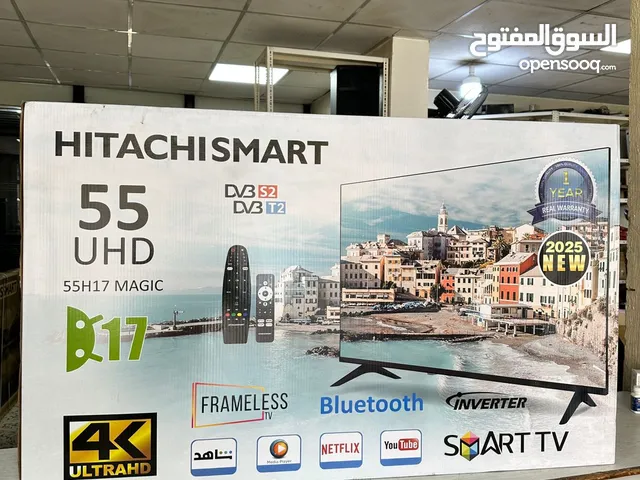 Tv 55 inch smart 4k Hitchi smart