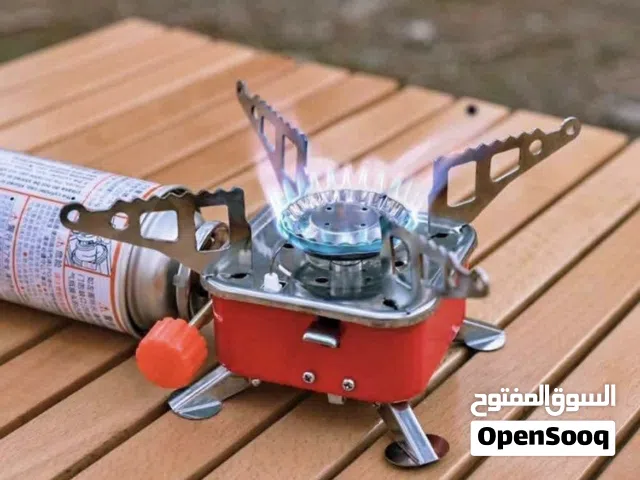طباخ غاز متنقل شغله وين ماكنت وزنه خفيف وبنحط بالجيبه بشتغل على عبوات غاز بس هو 6 دنانير