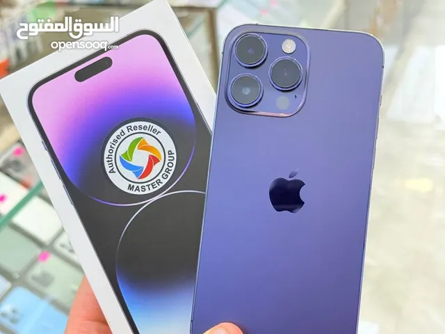 ايفون 14 برو ماكس ذاكرة 256 بطاريه 94 لوكً جديد ضمان 5 ايام