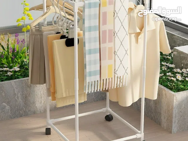 وصل الجديد شماعه واستند الملابس مع العجلات اناقه وقوه وتنظيم نوفر لكم كل جديد