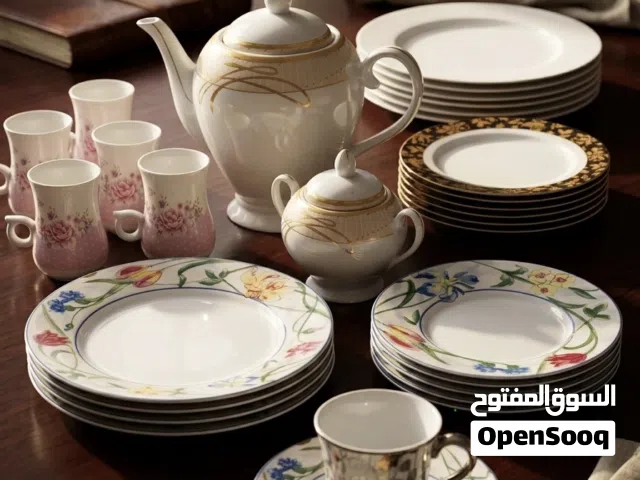 vintage-style tea and dinnerware set