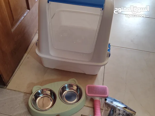 مسلتزمات قطط مستعمله بالزبط اسبوع ونص