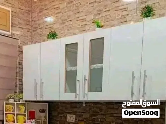 خزن مطبخ لامنيت ملبس ع الوجهين القطعه كامله 180سم عرض ارتفاع 60سم عمق 32سم