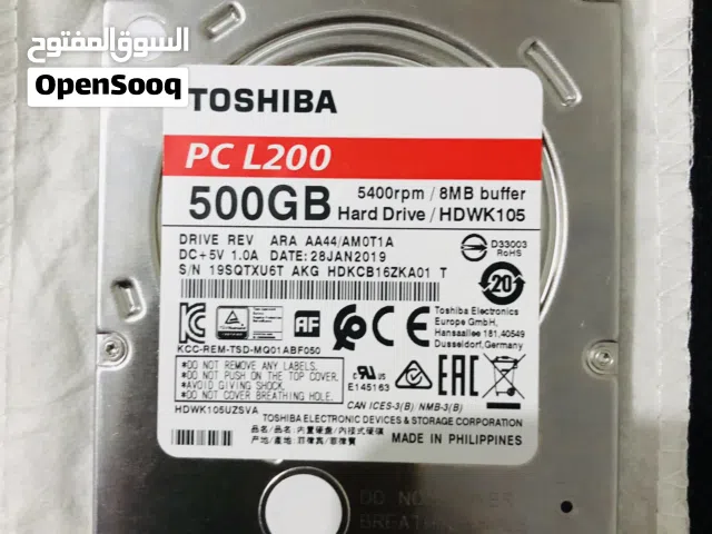 Disque dur TOSHIBA 500gb