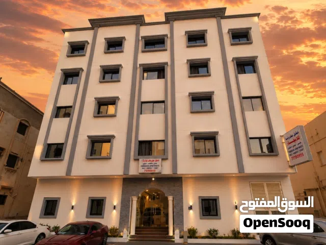 شقه غرفتين وصاله وحمامين ومطبخ شامل  للايجار اليومي والشهري