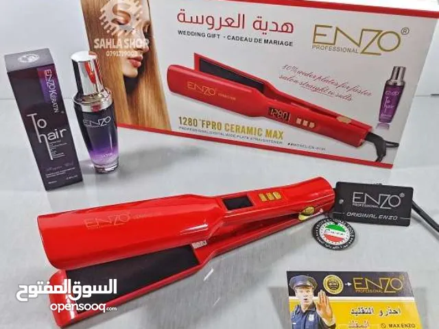 ستريتر كاوي مملس الشعر اينزو EN-5191 درجة حرارة 1280 صفائح سيراميك و سيروم للشعر فرد الشعر مسرح