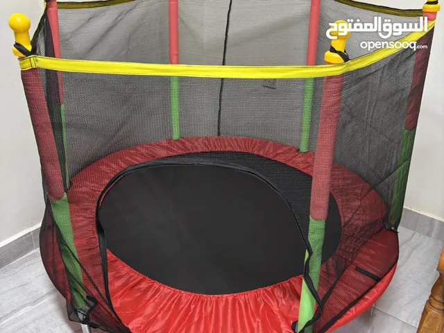 1.4m Kids’ Trampoline with Safety Net – Indoor/Outdoor