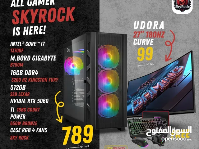 تجميعة PC جيمينج RTX 5060 TI 16GB أداء جبار للألعاب الحديثة