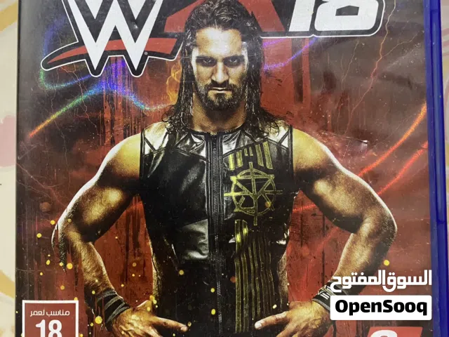 شريط لعبة WWE 2K18 مستعمل نظيف