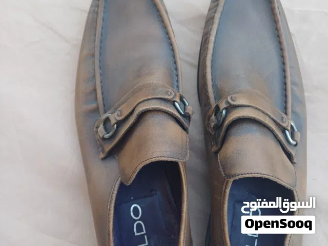 Men's genuine leather loafer shoes, ALDO brand, size 43