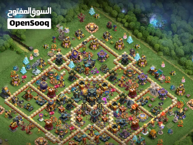 , حساب للبيع كلاش اوف كلانس 17شبه ماكس حساب قوي لفل222 ابطال لفل95 موقع الدمام