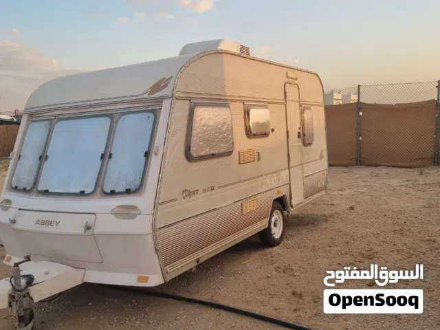 كرفان اوربي للبيع مع اضافاة خزانين بحالة ممتاز اقل سعر بالسوووق