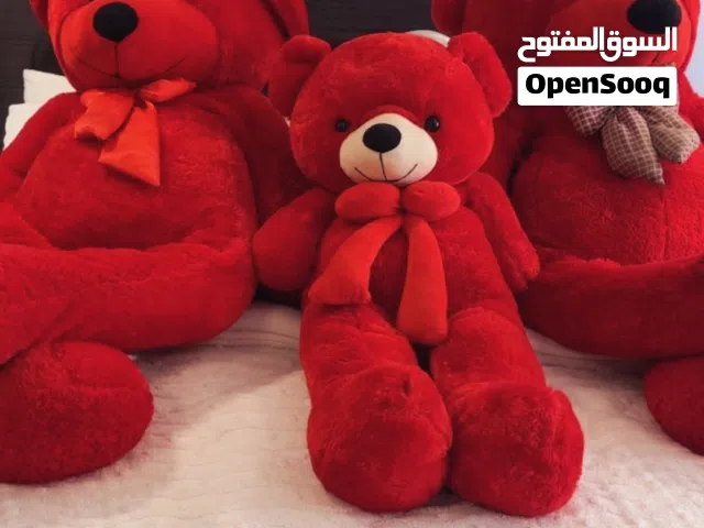 Red Teddy bears دباديب تيدي الكبيره والصغيره