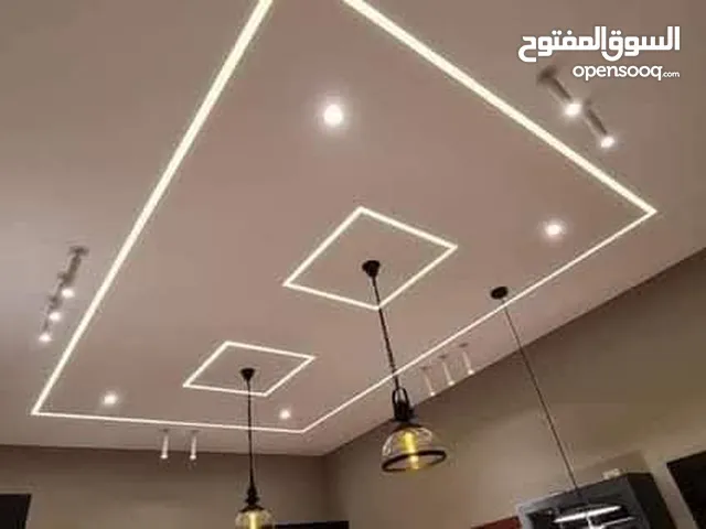 الشاوش للمقاولات وديكورات الجبس وبديل الخشب والرخام والشيبورد والطلاء بجميع انواعه وقرافيت وسليكات