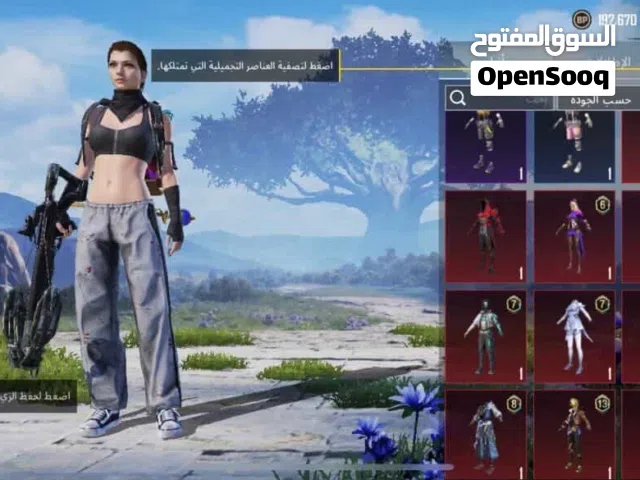 حساب ببجي مفول كلشي بي