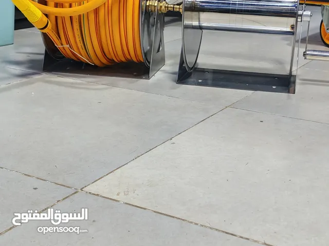هوز بيب مع رولة ومسدس صغير ووصلات وصلة البيب 50 متر رولة حديد جودة لي انبوب طويل