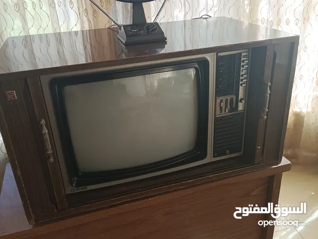 تلفزيون قديم بخزانه خشبيه اباجور انتيكا نوع ناشونال من زمن الاجداد