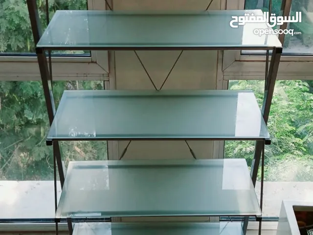 GLASS & METAL OPEN SHELF
