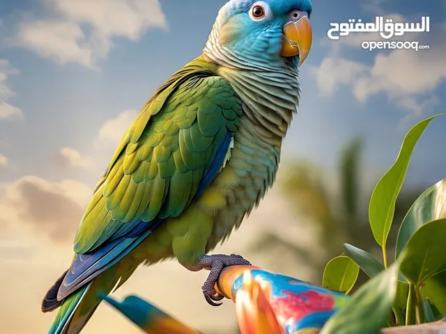 اللي عنده طيور حب بدل على ببغات كبيره