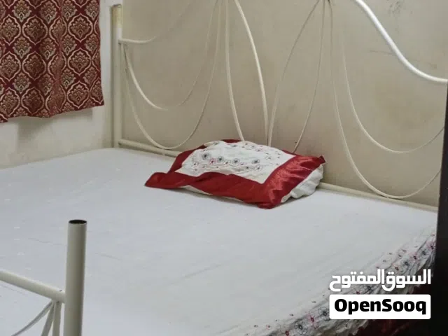 Double bed with mattress Made from metal: