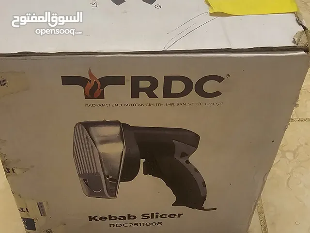 سكينة او ماكينة تقطيع وقص شاورما كهرباء ماركة RDC بحالة الزيرو 80 وات kebab slicer