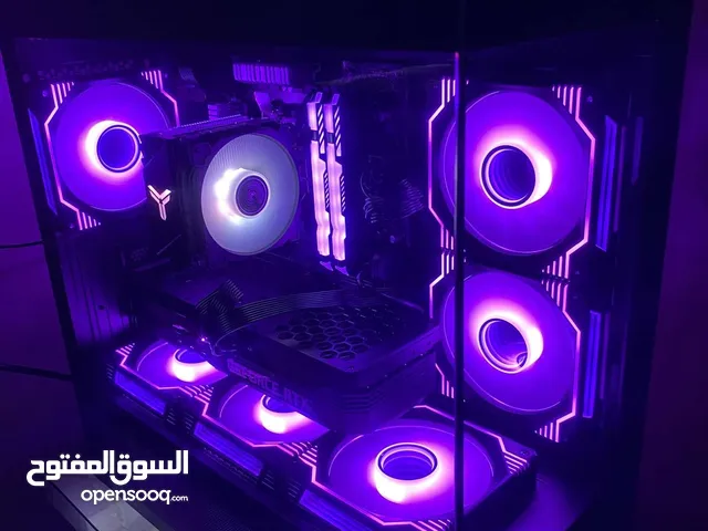 للبيع pc قيمنق يديد كل القطع جديده الا الكرت مستخدم اربع اشهر بس وقابل للصامل