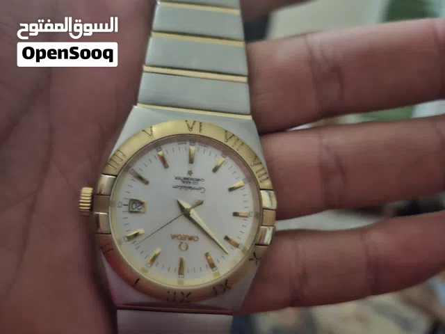 ساعه امويقا موديل2013 شبه جديده ذهب عيار18