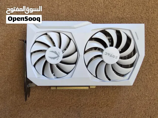 Rtx 3060ti بحاله لجديد لون ابيض