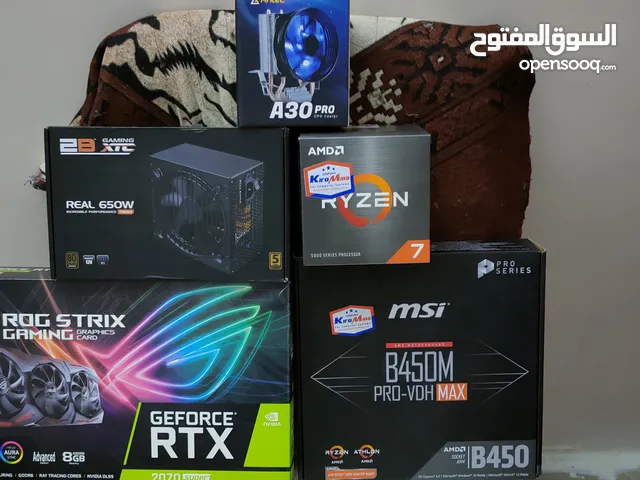 Asus RTX 2070 super ROG strex advicedB450m pro vdh max ram ddr4 3000mznvme 256gpower 2B 660w