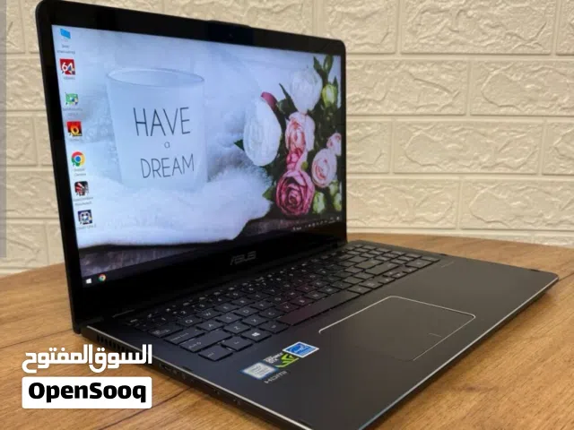 لابتوبASUS i7 رام16 كرتين شاشة تتش 2in1 حجم15.6 للتصميم والبرامج الثقيلة بحالة ممتازة