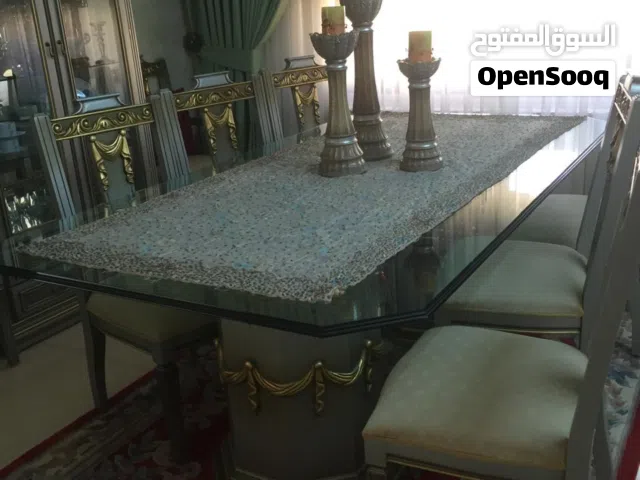 طقم ضيوف :سفرة+كانسور+فضية