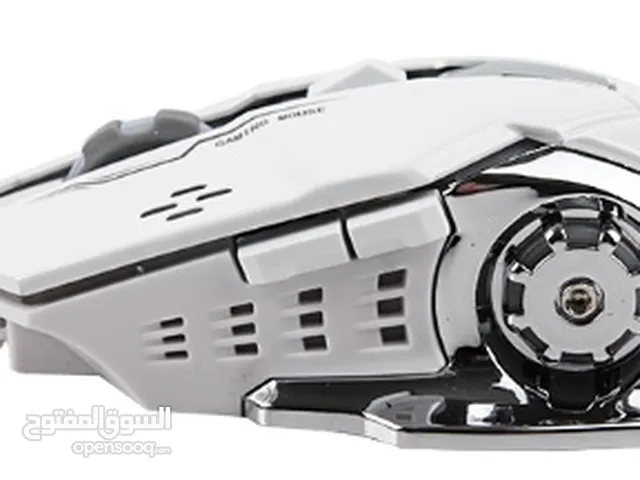 SADES Flash Wing PC Gaming Mouse ، 2400 نقطة في البوصة ، 6 أزرار ، مفاتيح مايكرو أومرون (أبيض(