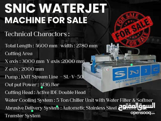 snic water jet machine for sale double  head