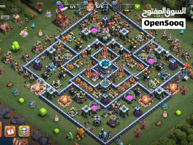 للبيع حساب كلاش اوف كلانس تاون 13