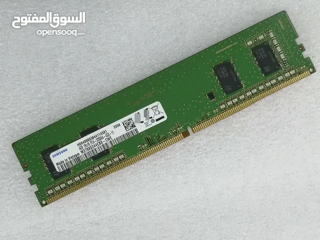 رامات سامسونك لأجهزة الكومبيوتر ديسكتوب SAMSUNG 4GB DDR4 3200MHZ DESKTOP RAM FOR PC
