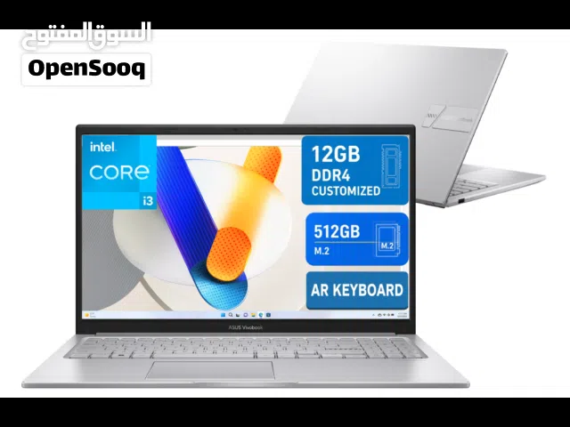 Laptop ASUS Vivobook 15 (F1504VA) Intel CoreTM i3-1315U Processor لابتوب اسوس اي ثري