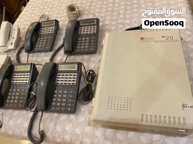 بدالة مع 6 تلفونات مستعمل