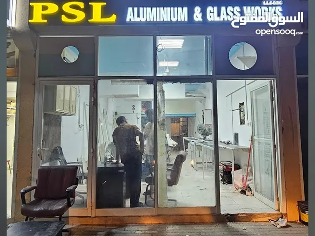 aluminum and glass shop for sale