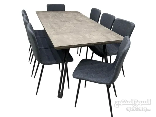 طاولة طعام فاخرة بـ 8 كراسي – تصميم راقٍ وجودة عالية Luxury 8-Seater Dining Table – Elegant Design