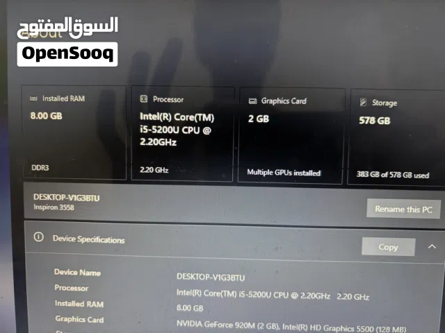 Windows Dell for sale in Khamis Mushait