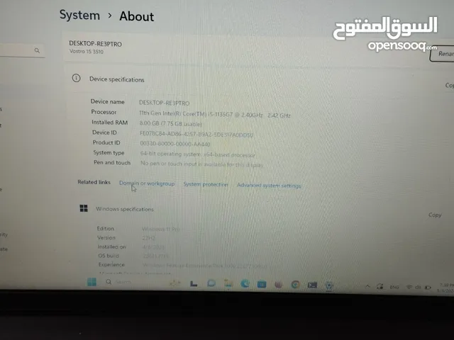 لابتوب ديل مستعمل استعمال خفيف يعني وكاله