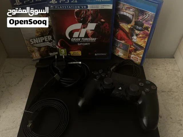 PS4 Slim 1TB مع جميع الملحقات